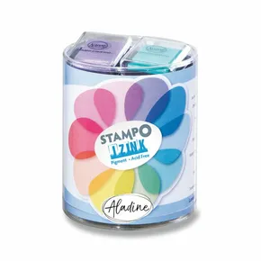 Pečiatkové farebné vankúšiky - Pastel